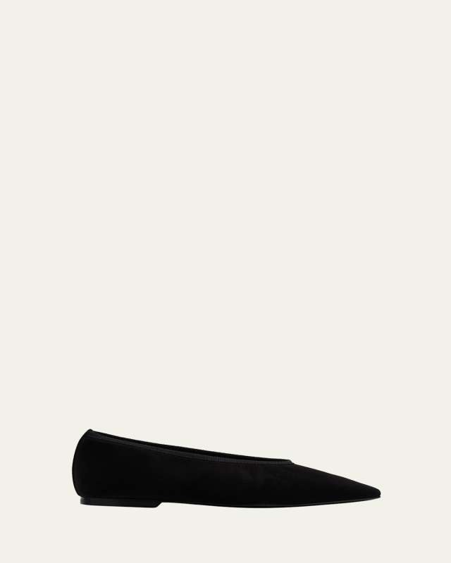 Garderob Suede Ballerina Flats